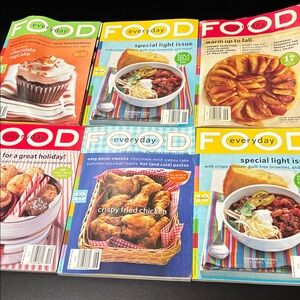 Martha Stewart vintage Food Everyday Magazine cookbook Collection